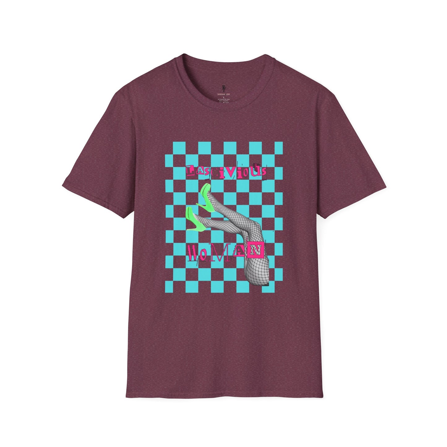 Lascivious Woman Graphic Tee Loose Morals. Tight Fit.