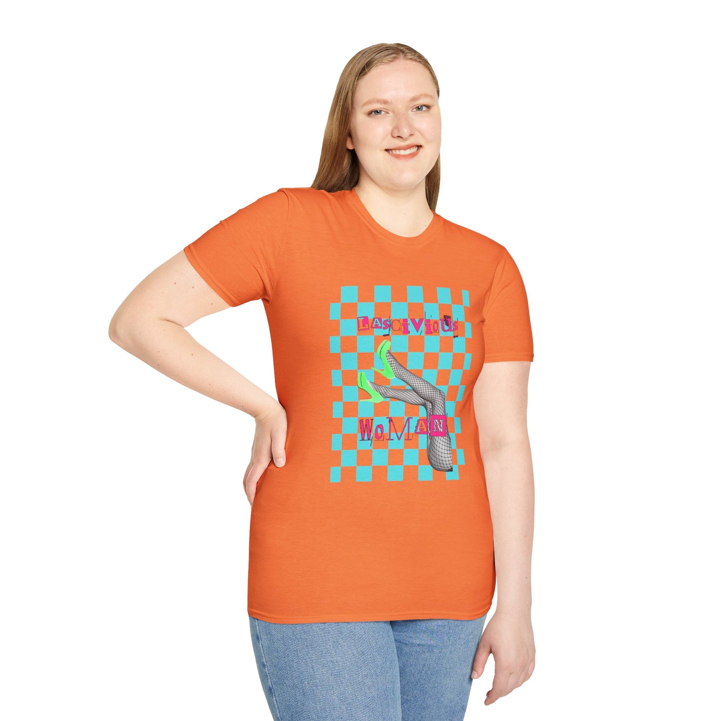 Lascivious Woman Graphic Tee Loose Morals. Tight Fit.