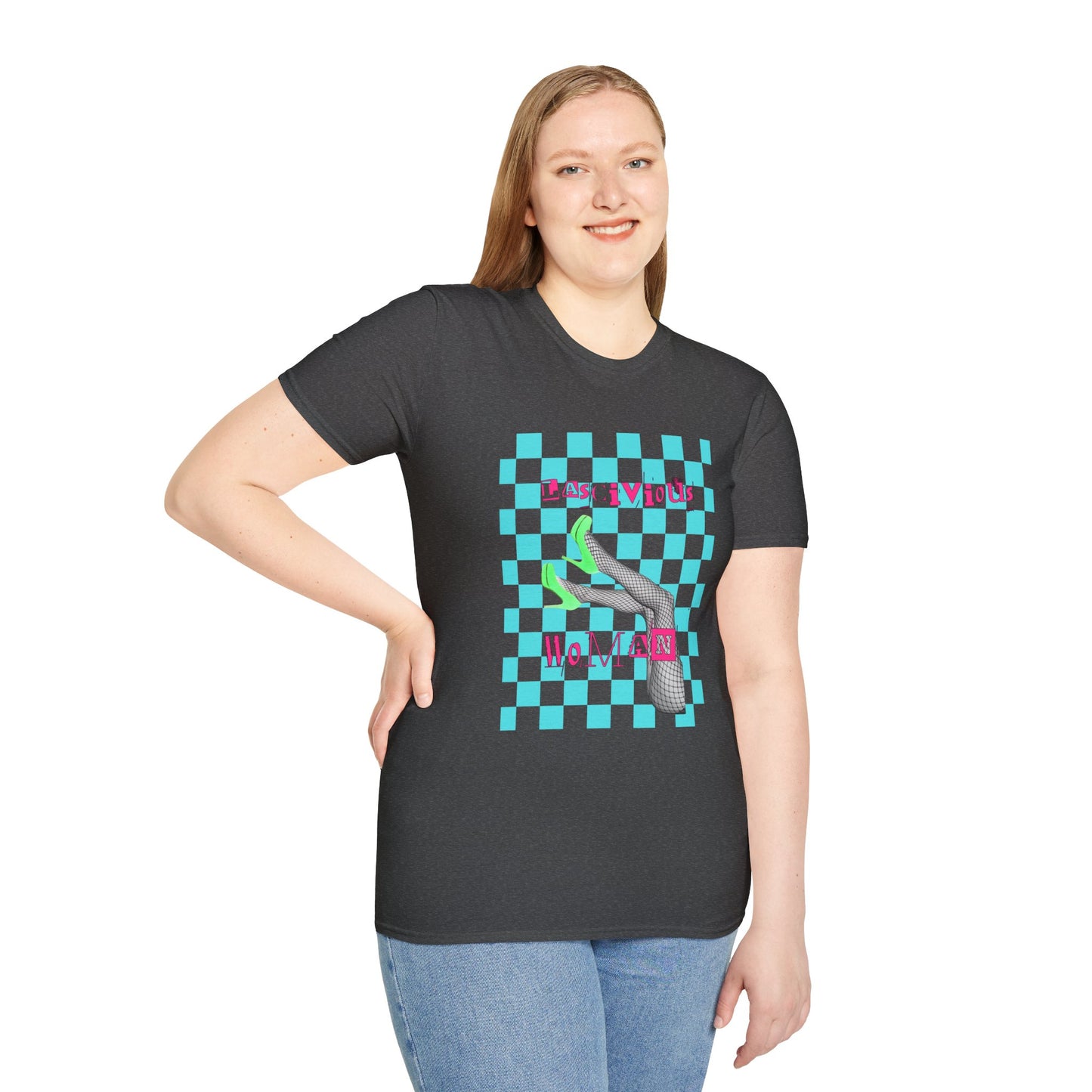 Lascivious Woman Graphic Tee Loose Morals. Tight Fit.