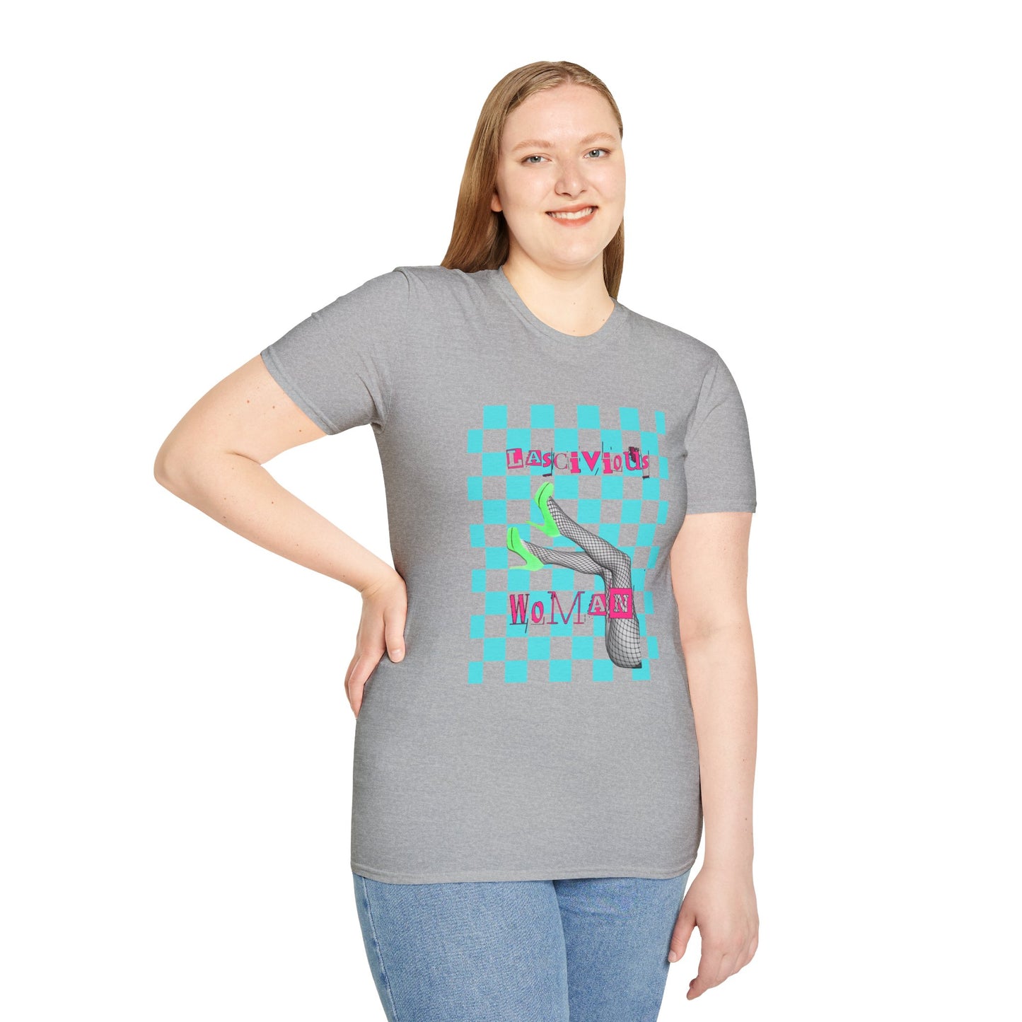 Lascivious Woman Graphic Tee Loose Morals. Tight Fit.