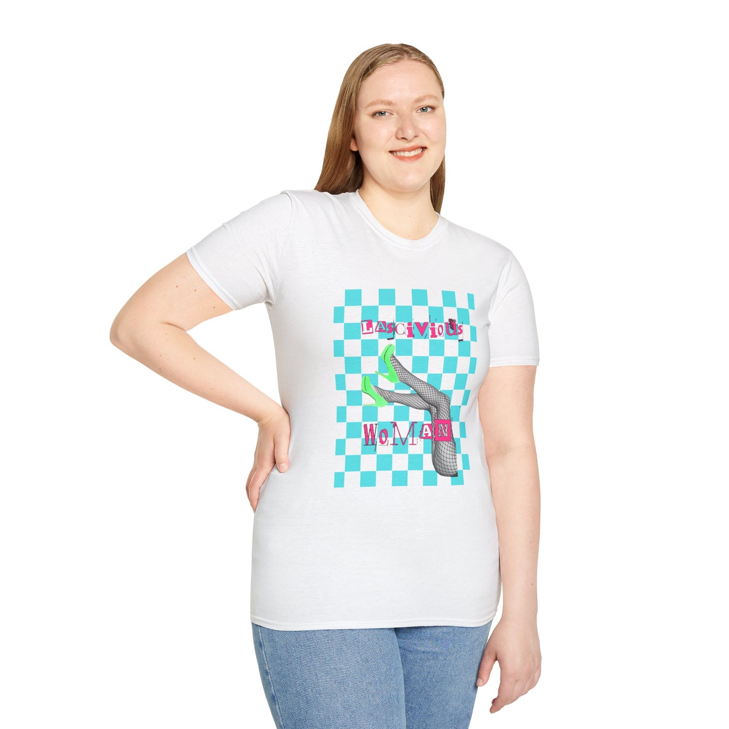 Lascivious Woman Graphic Tee Loose Morals. Tight Fit.