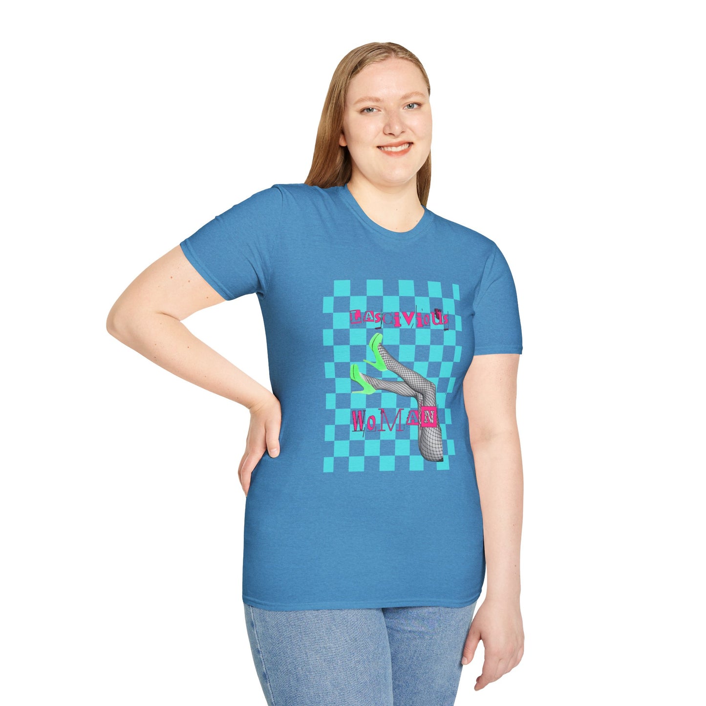 Lascivious Woman Graphic Tee Loose Morals. Tight Fit.