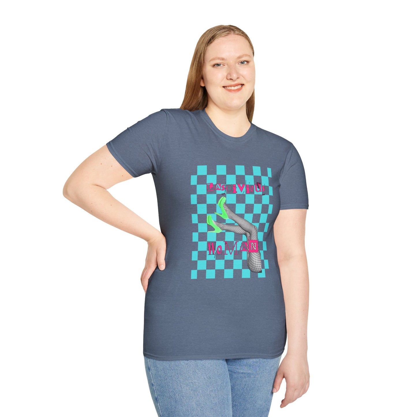 Lascivious Woman Graphic Tee Loose Morals. Tight Fit.