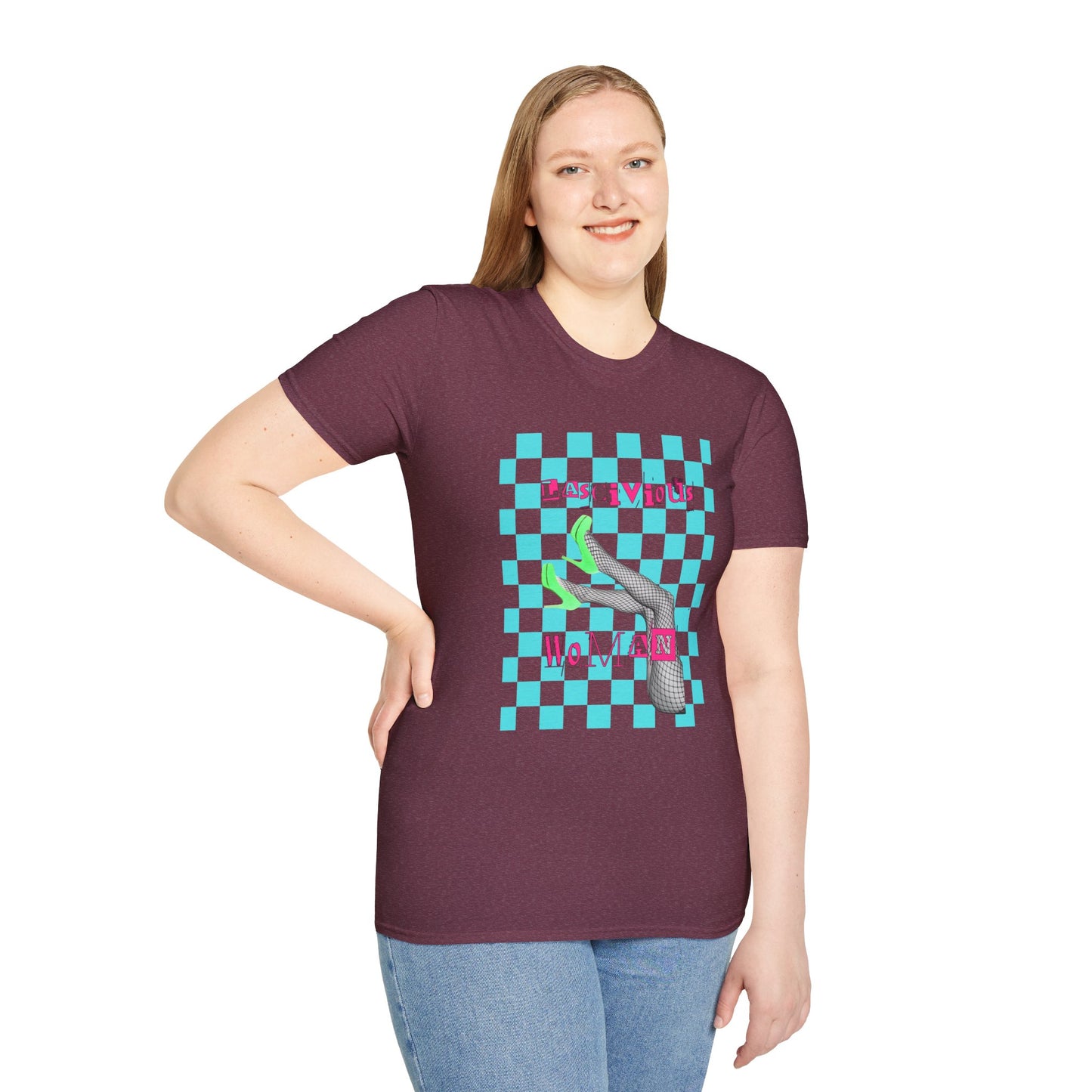 Lascivious Woman Graphic Tee Loose Morals. Tight Fit.