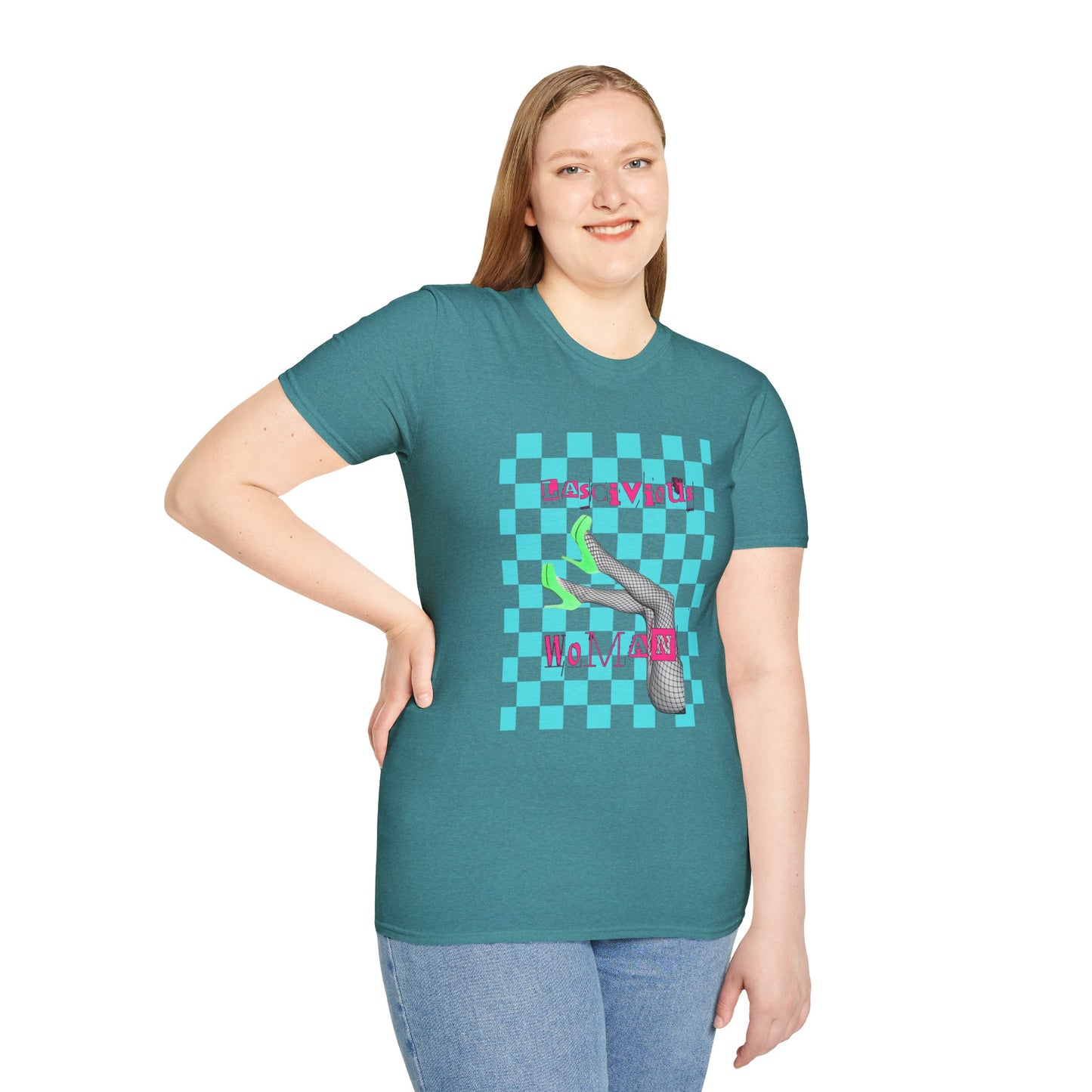 Lascivious Woman Graphic Tee Loose Morals. Tight Fit.