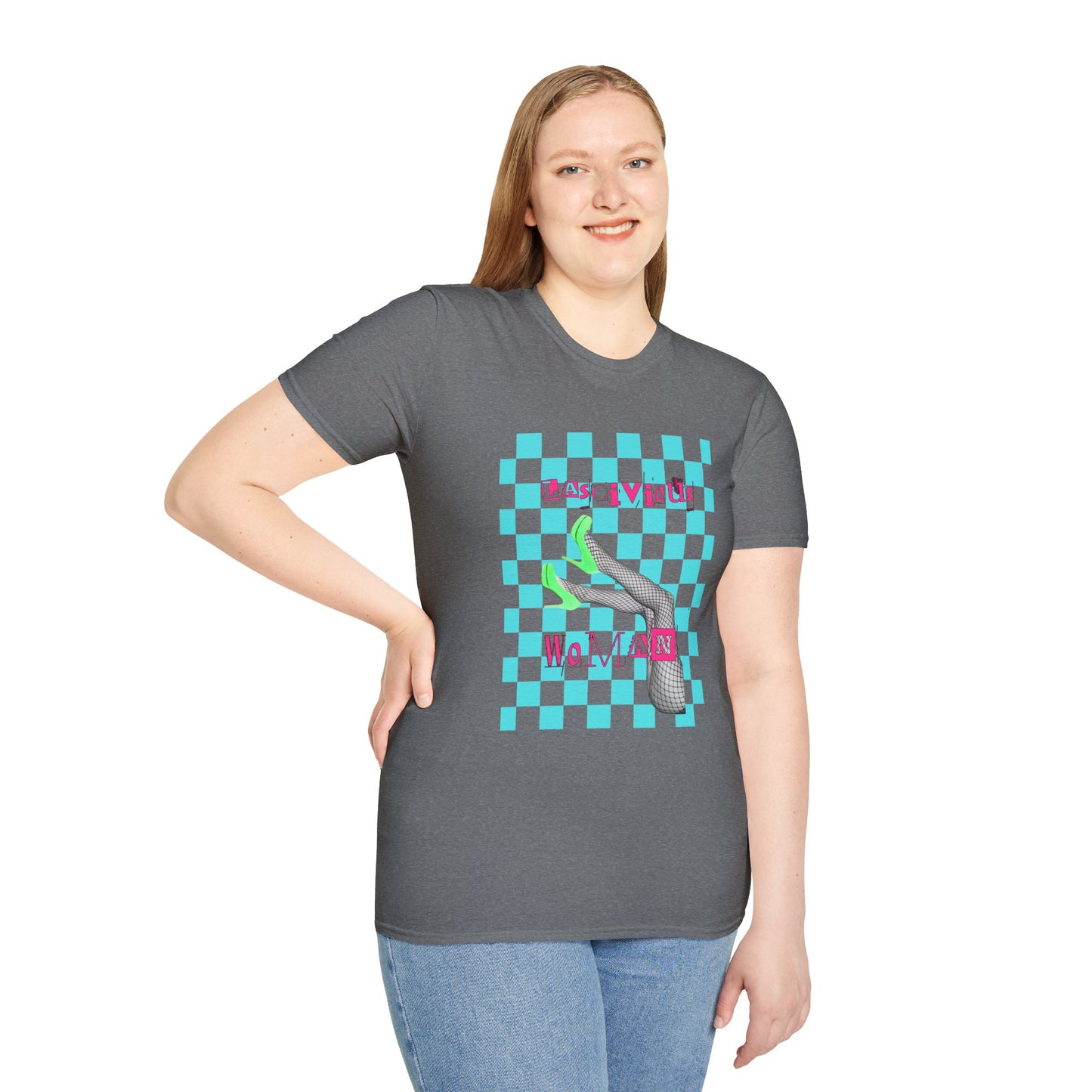 Lascivious Woman Graphic Tee Loose Morals. Tight Fit.