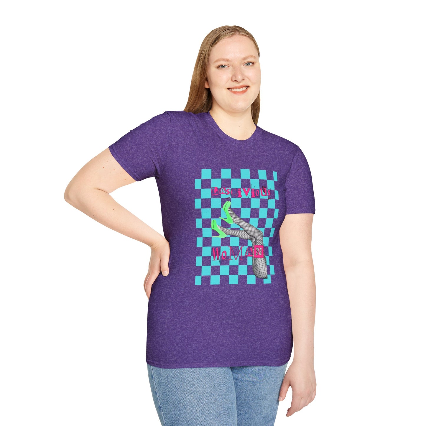 Lascivious Woman Graphic Tee Loose Morals. Tight Fit.